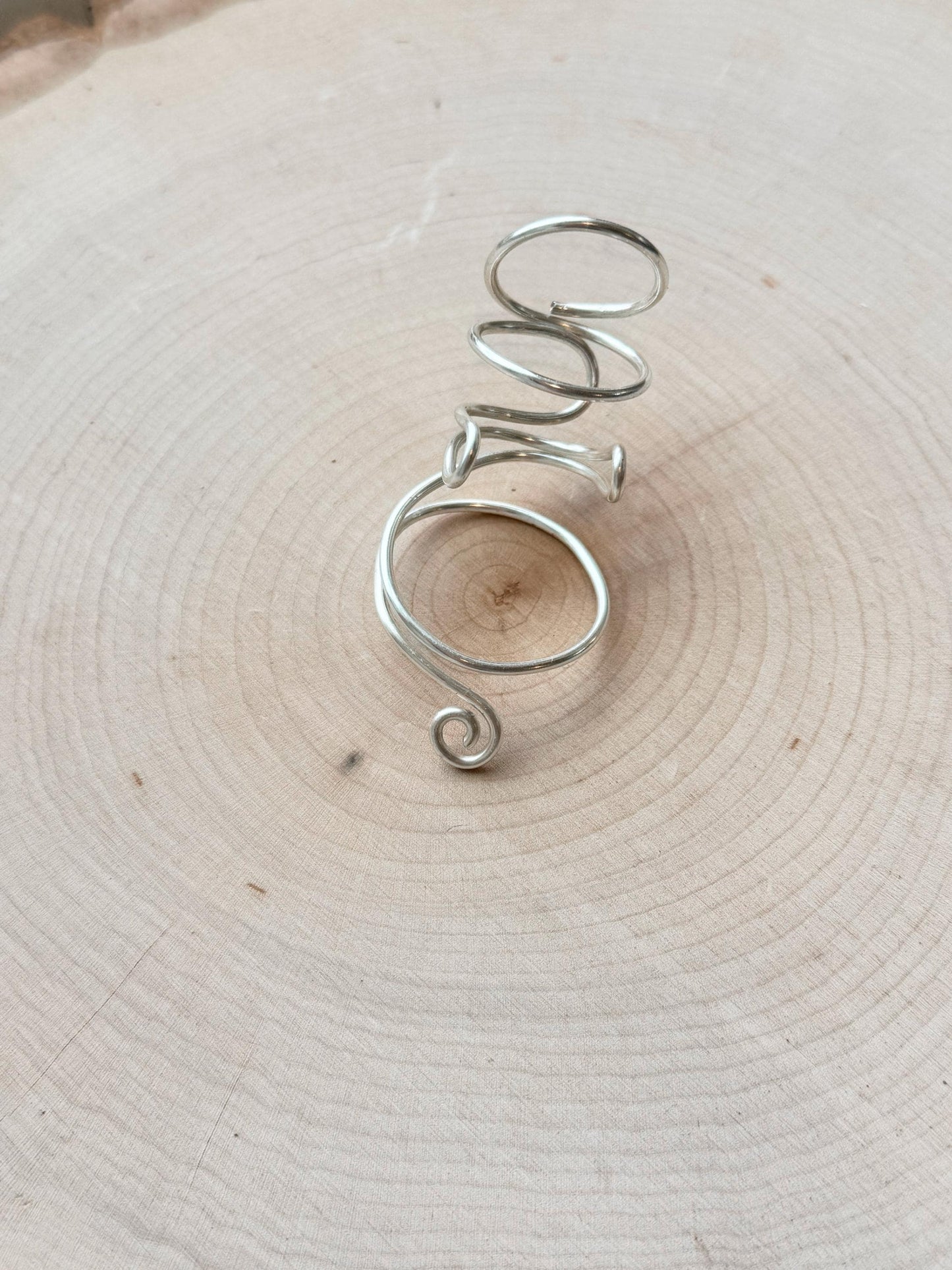 MCP thumb ring splint with lateral supports, handmade by Evergreen Ring Splints