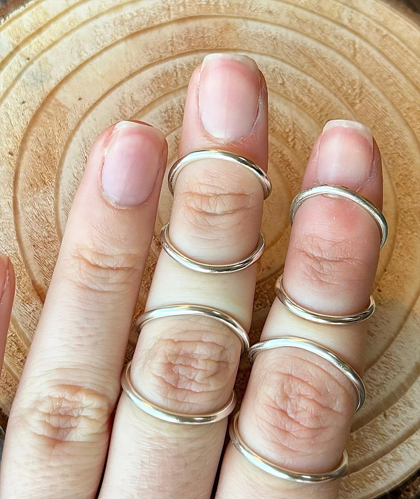 Handmade ring splint set from Evergreen Ring Splints