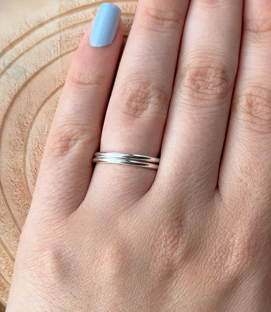 The Palm MCP palm ring splint, handmade by Evergreen Ring Splints